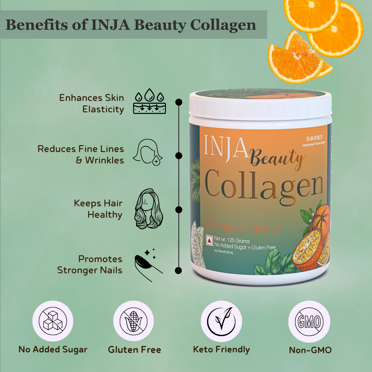 Inja Wellness Beauty Marine Collagen | Skin & Hair Health