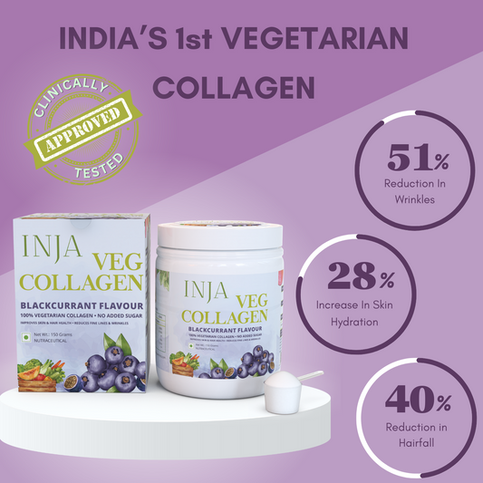 INJA Veg Collagen Supplement | Plant-Based Skin Support