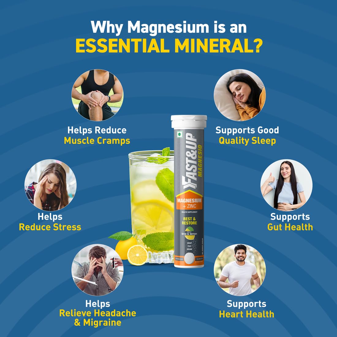 Fast&Up Magnesio – Magnesium & Zinc for Muscle Health