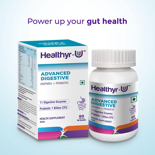 Healthyr-U Advanced Digestive Enzymes + Probiotic