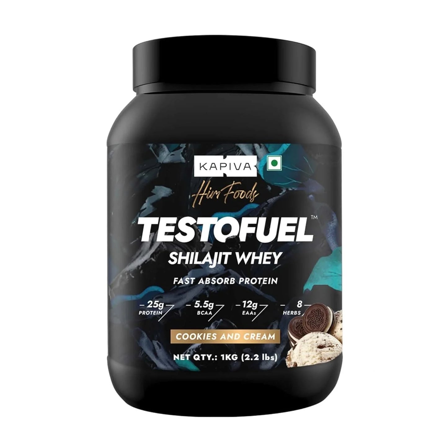 Kapiva Him Foods Testofuel Shilajit Whey – Muscle & Recovery