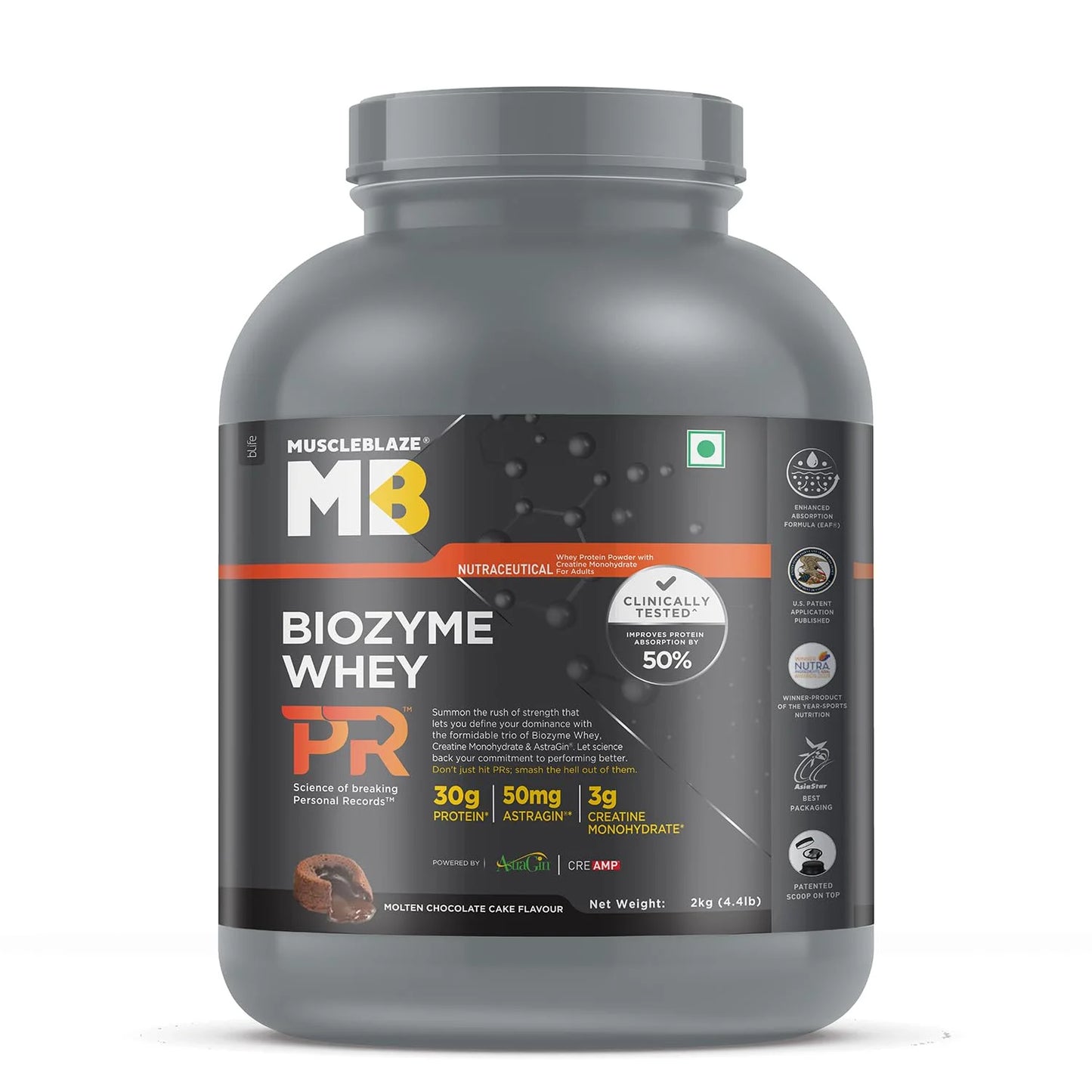 MuscleBlaze Biozyme Whey Protein PR - Fast Recovery