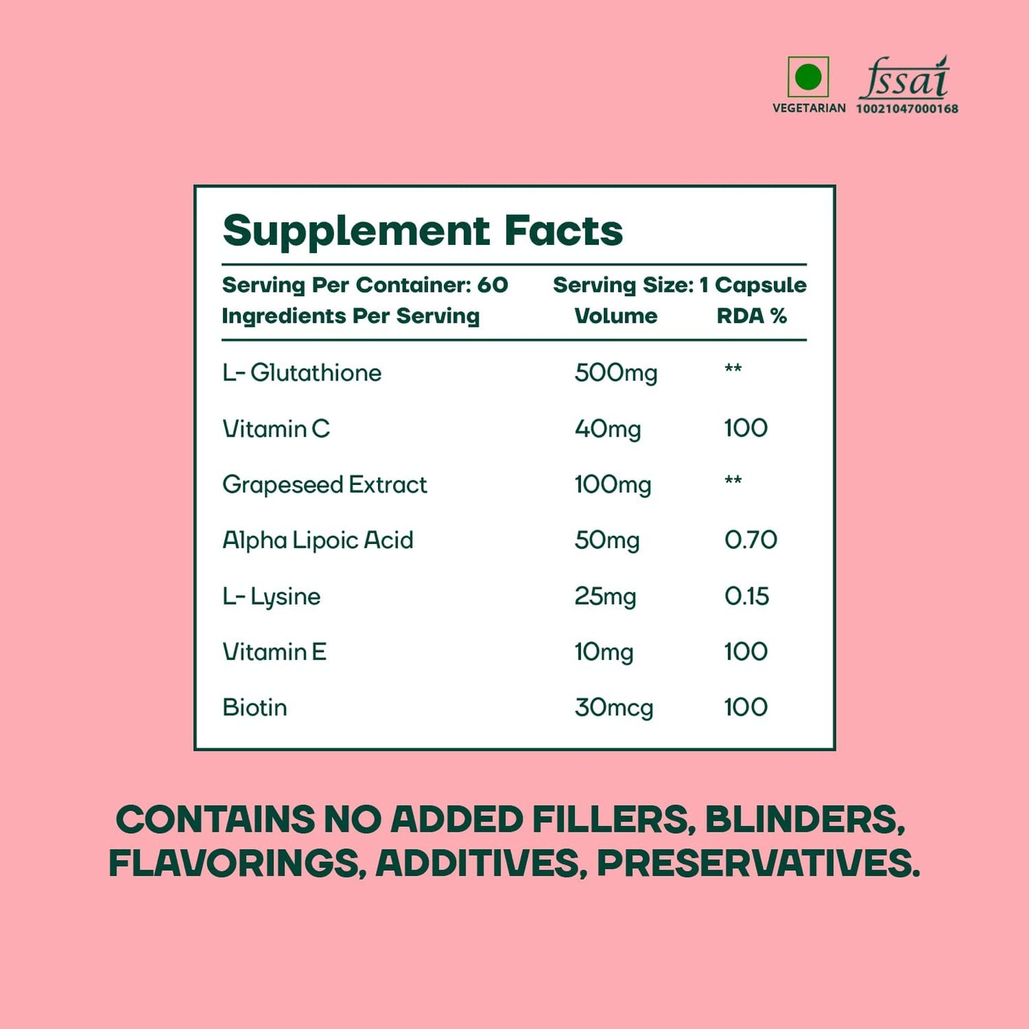 Mountainor L-Glutathione 1000mg | Radiant Skin Support