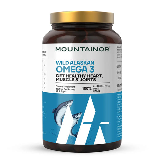 Mountainor Wild Alaskan Omega 3 Fish Oil 2500mg
