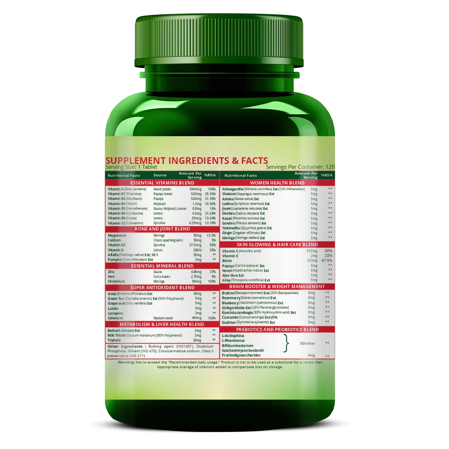 Vlado's Himalayan Organics Multivitamin 45+ Women