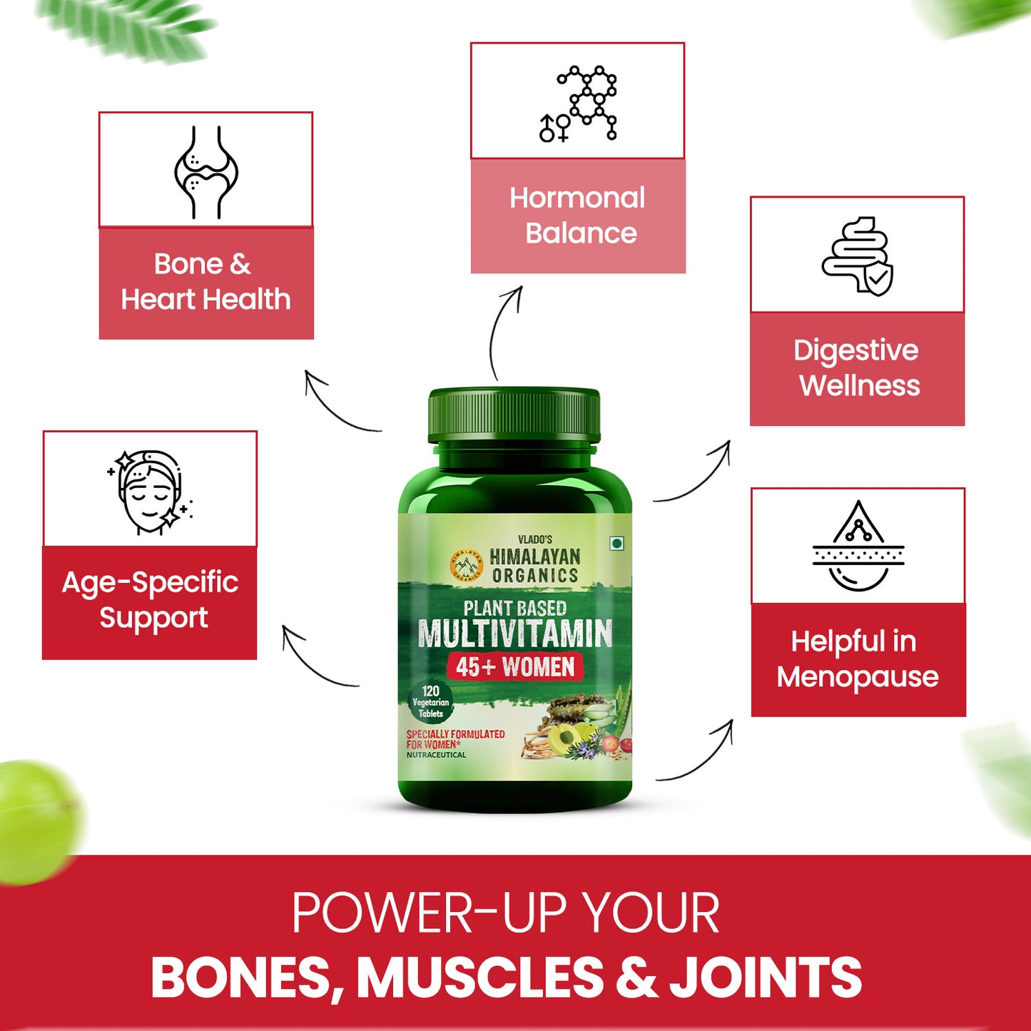 Vlado's Himalayan Organics Multivitamin 45+ Women