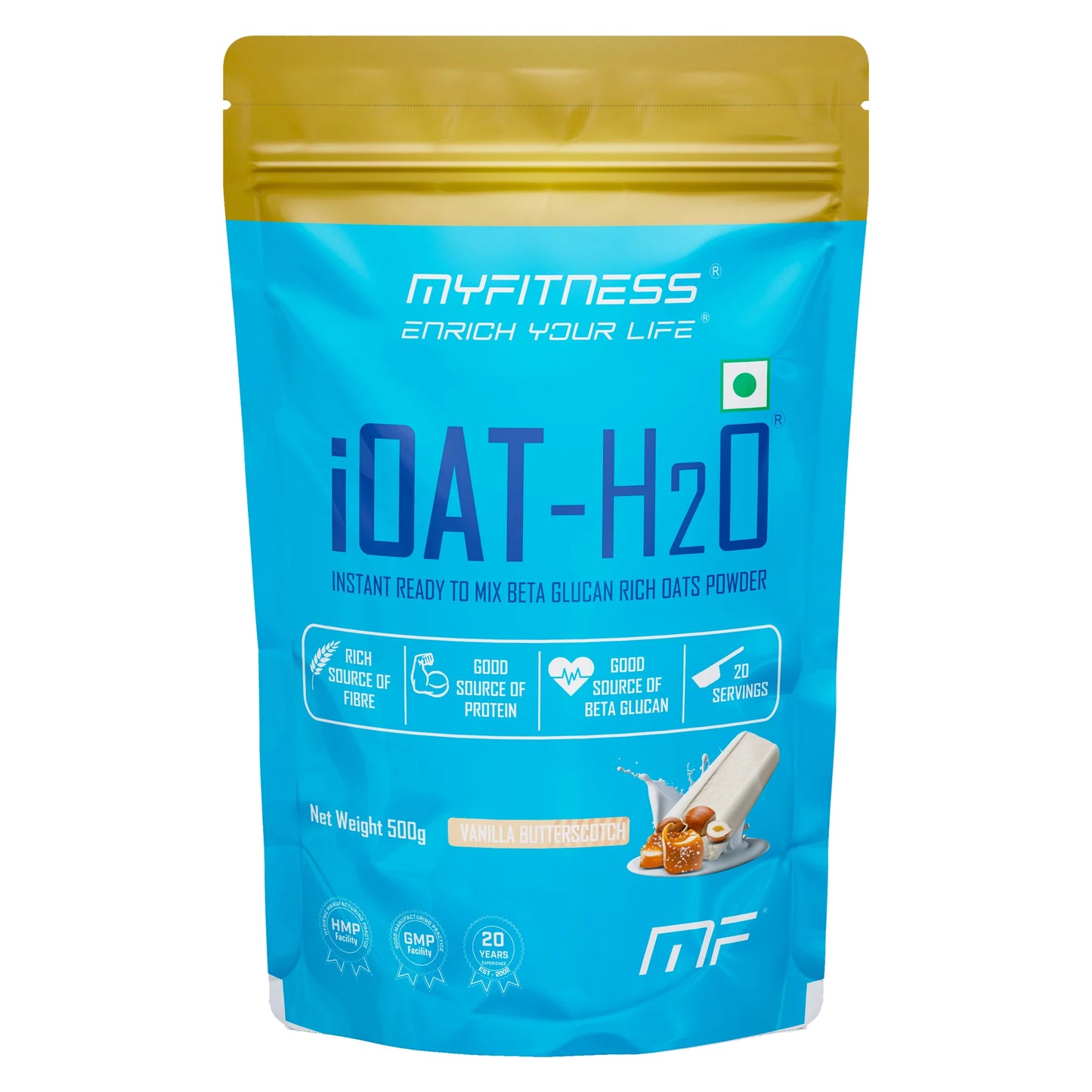 Myfitness iOAT-H2O | Instant Protein & Beta-Glucan Oats
