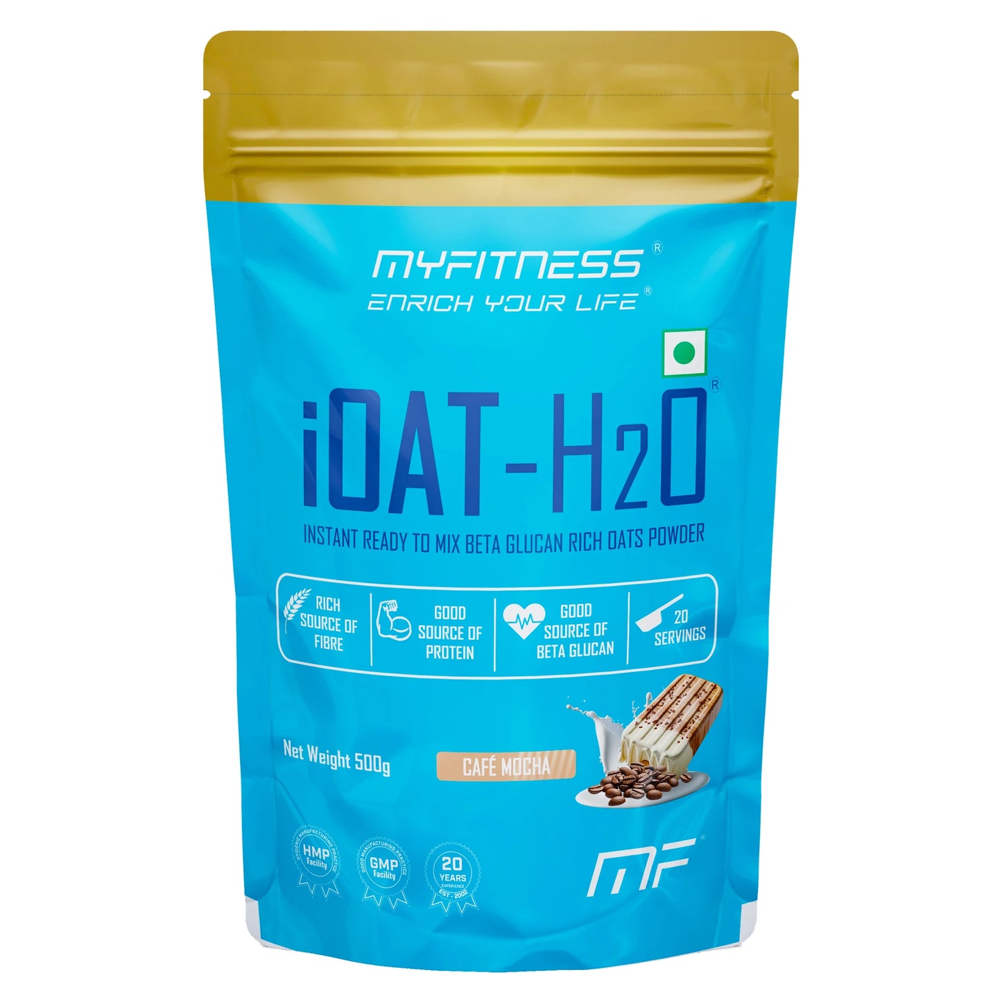 Myfitness iOAT-H2O | Instant Protein & Beta-Glucan Oats