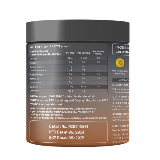 Naturaltein Crea Boost | Pure Micronized Creatine Powder