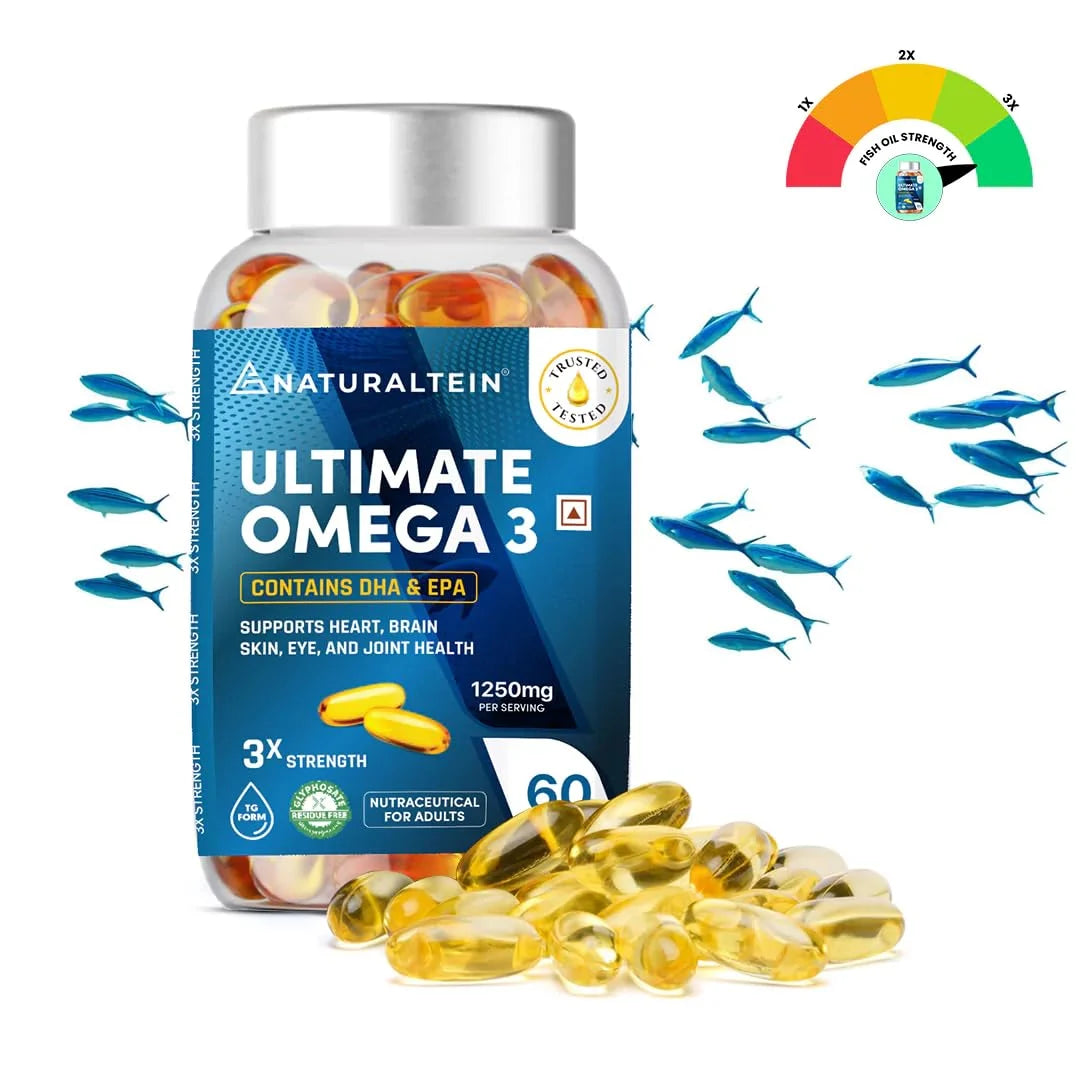 Naturaltein Ultimate Omega 3 - Triple Strength Fish Oil