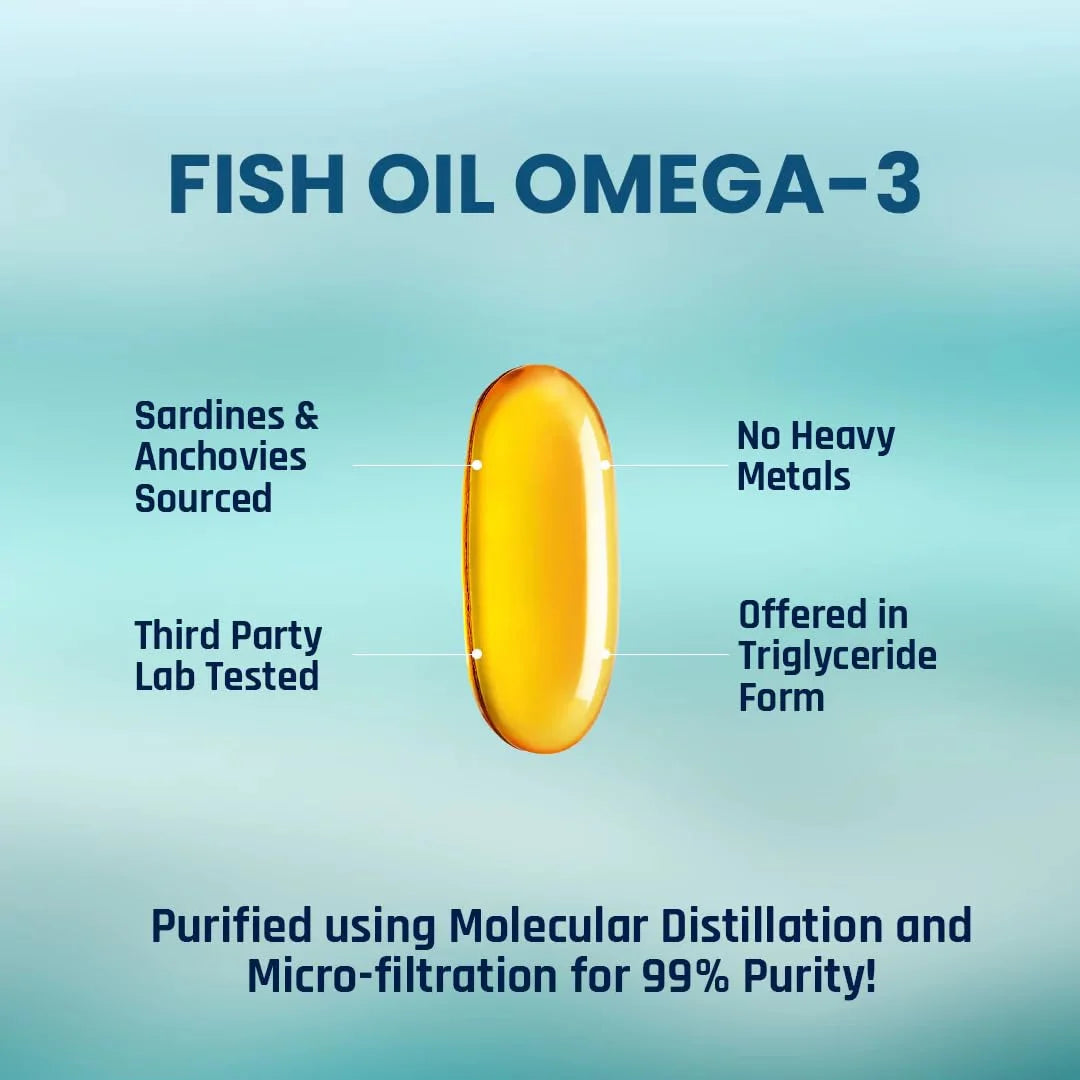 Naturaltein Ultimate Omega 3 - Triple Strength Fish Oil