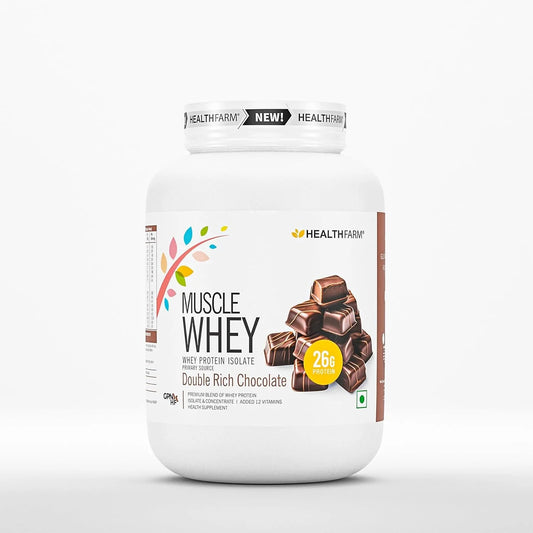 Healthfarm Muscle Whey Protein - 26g Premium Protein Scoop