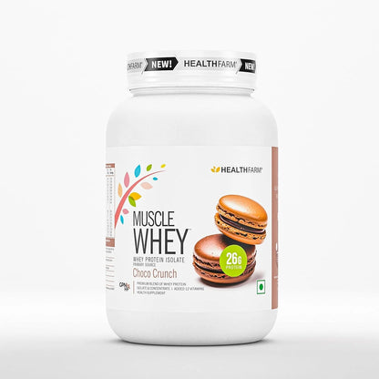 Healthfarm Muscle Whey Protein - 26g Premium Protein Scoop