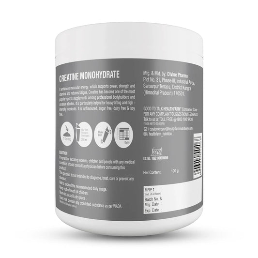 Healthfarm Creatine Monohydrate Powder