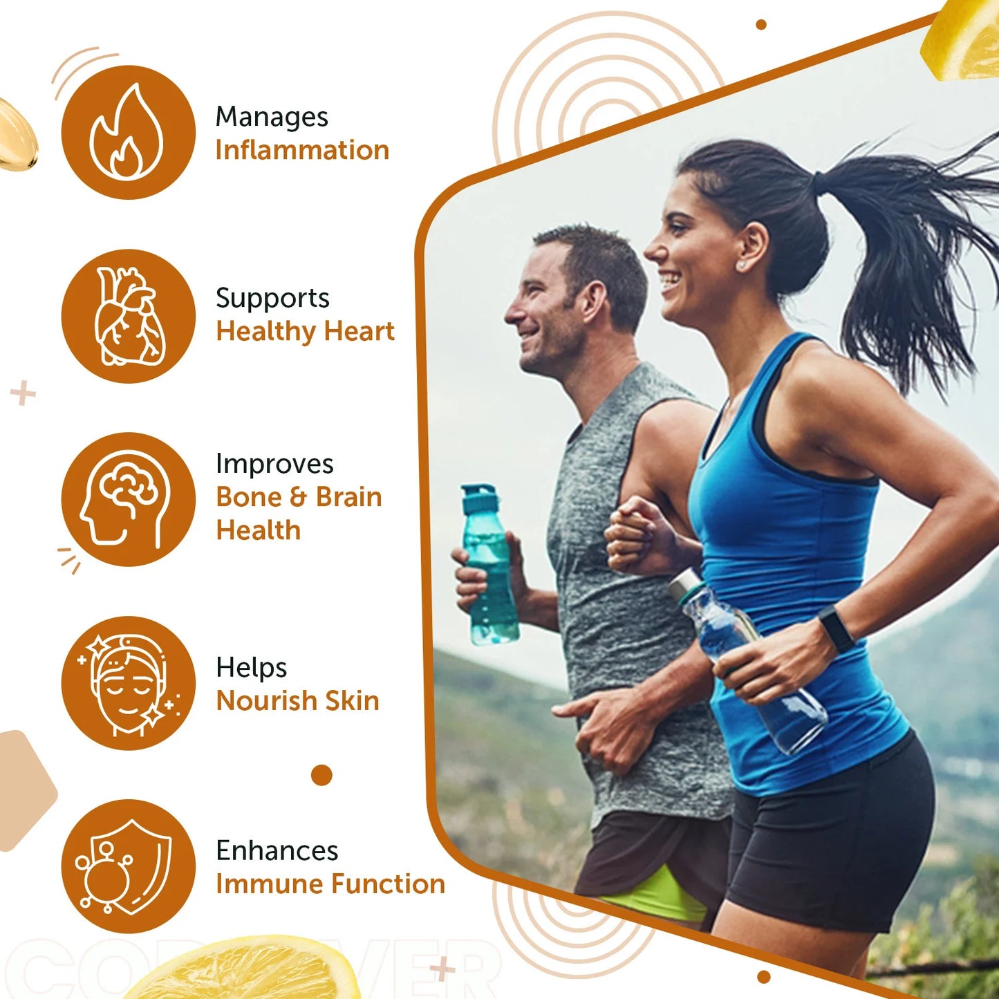 Neuherbs Deep Sea Cod Liver Oil Lemon - Immunity & Health