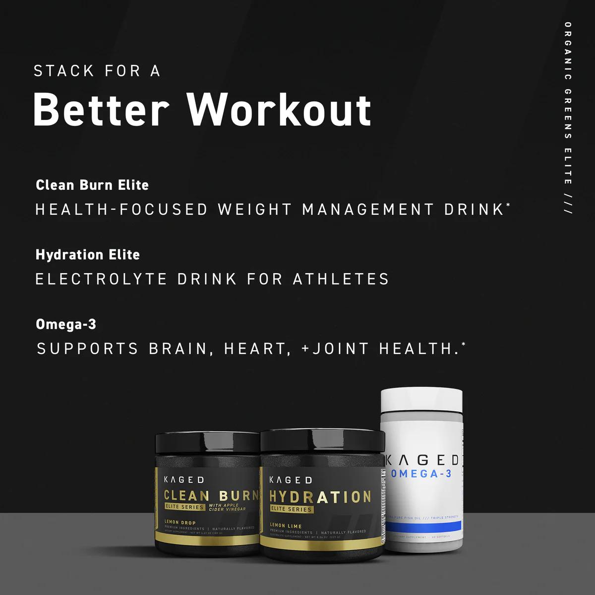Kaged Organic Greens Elite | Organic Superfood with ACV