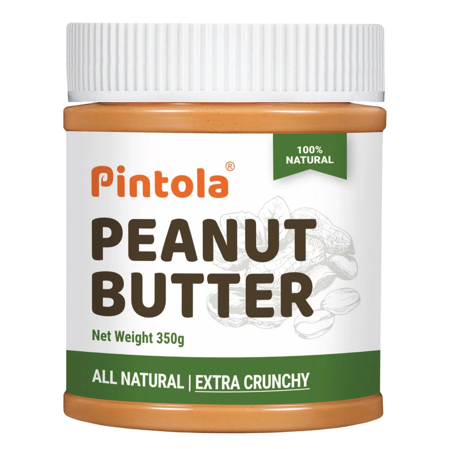 Pintola All Natural Unsweetened Peanut Butter