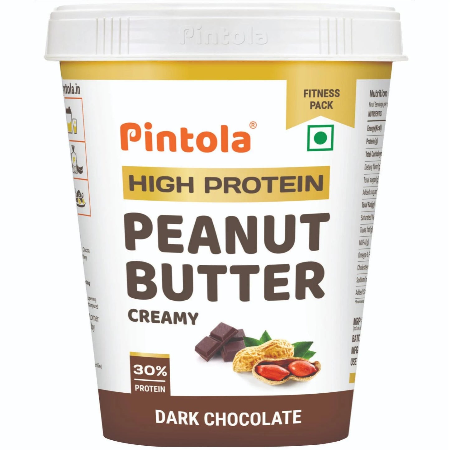 Pintola High Protein Dark Chocolate Peanut Butter