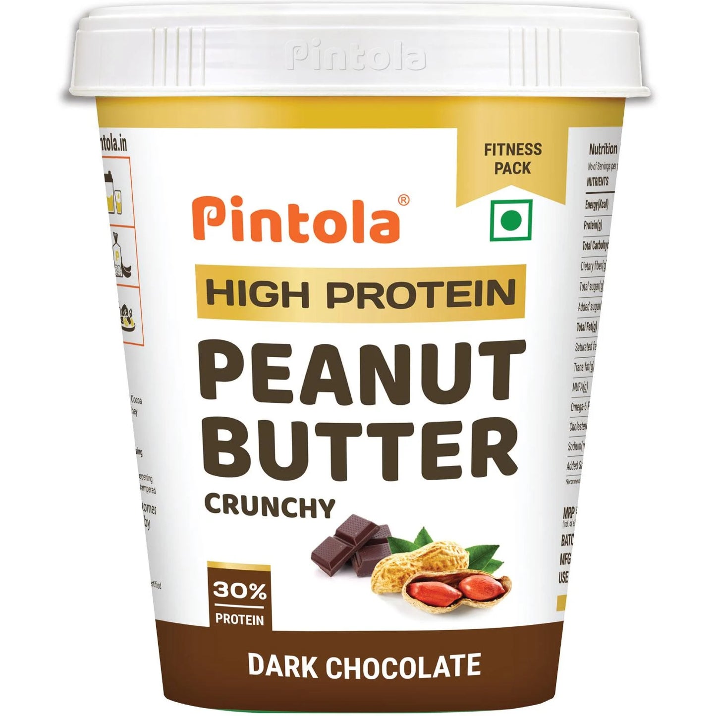 Pintola High Protein Dark Chocolate Peanut Butter
