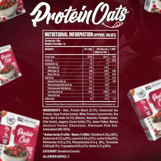 Doctor's Choice High Protein Oats | 24g Protein, Gluten-Free