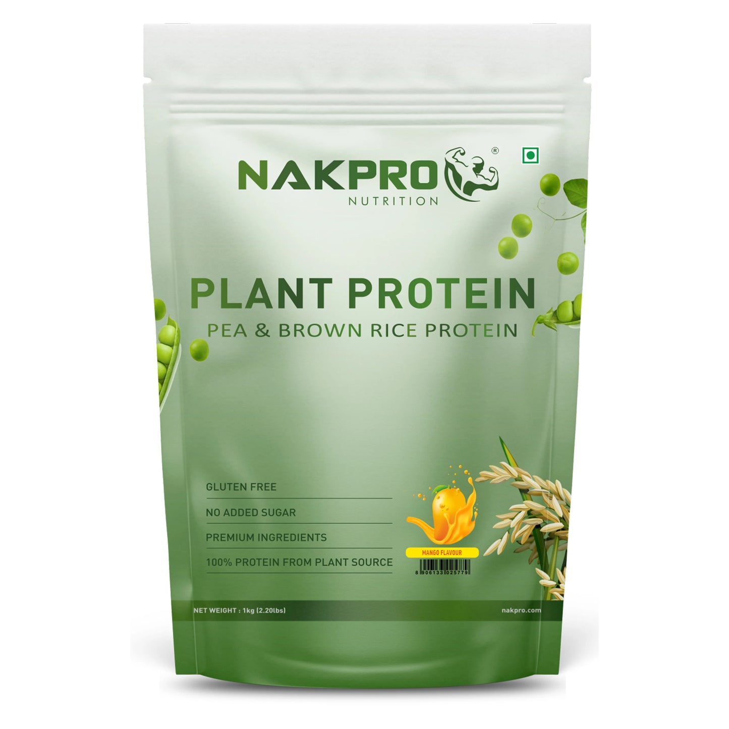 Nakpro Plant Protein | 25g Vegan Power with Brown Rice