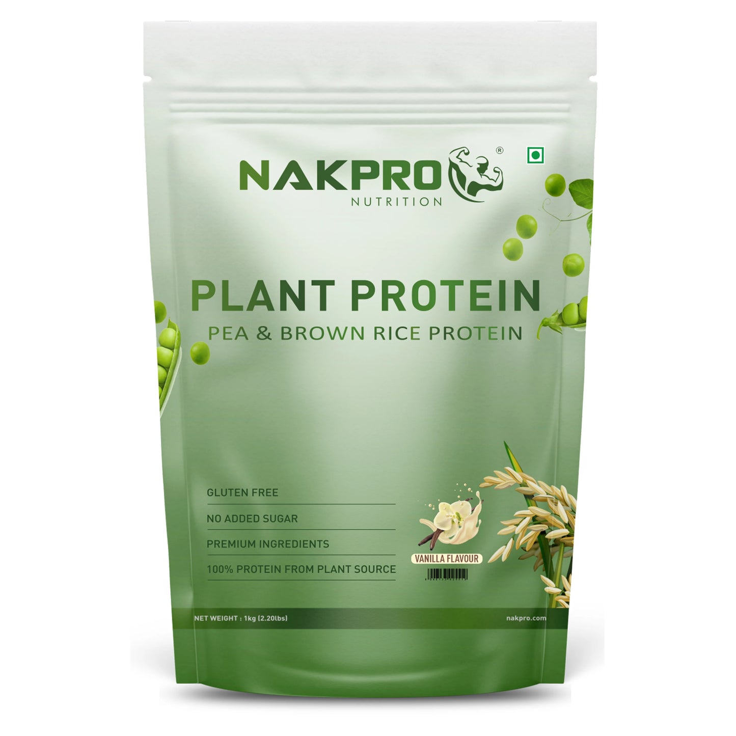 Nakpro Plant Protein | 25g Vegan Power with Brown Rice