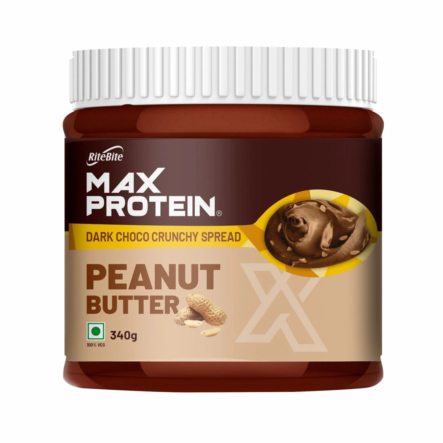 RiteBite Max Protein Peanut Butter Dark Choco - Rich & Healthy