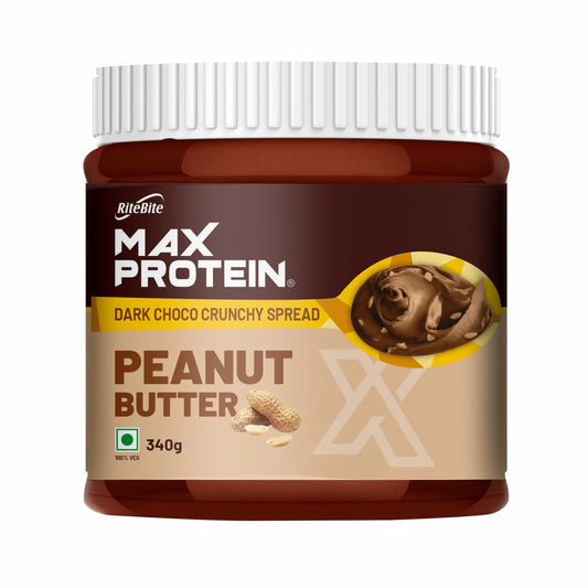 RiteBite Max Protein Peanut Butter Dark Choco - Rich & Healthy