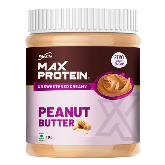 RiteBite Max Protein Peanut Butter Unsweetened Creamy
