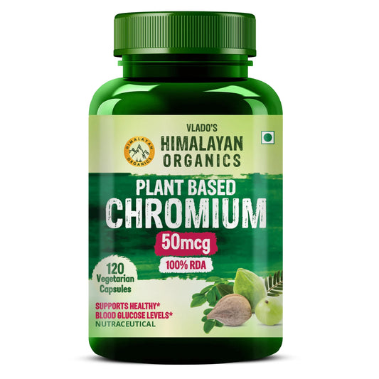 Vlado’s Himalayan Organics Chromium 50mcg | Blood Sugar Support