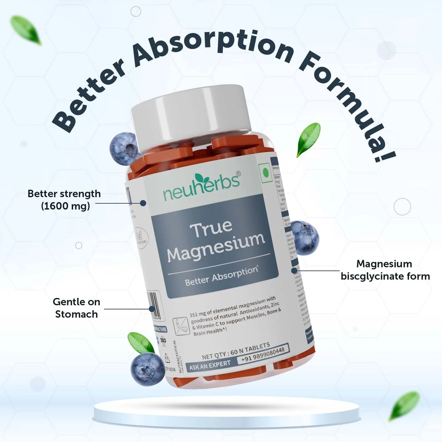 Neuherbs True Magnesium | Better Absorption & Muscle Support