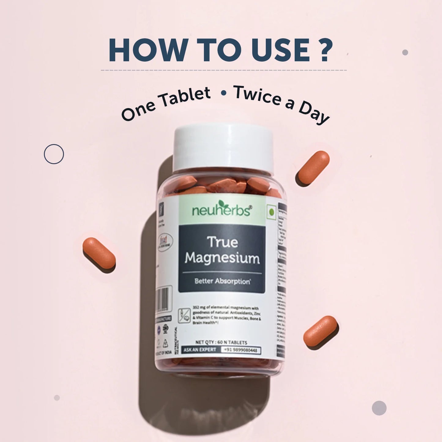 Neuherbs True Magnesium | Better Absorption & Muscle Support