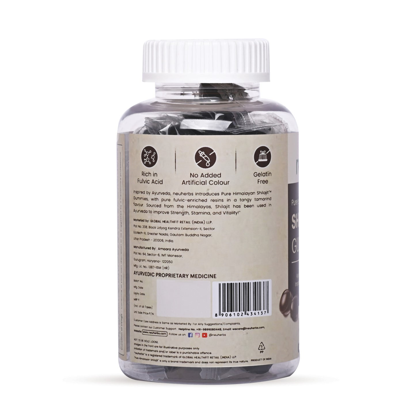 Neuherbs Pure Himalayan Shilajit | Strength & Vitality Boost