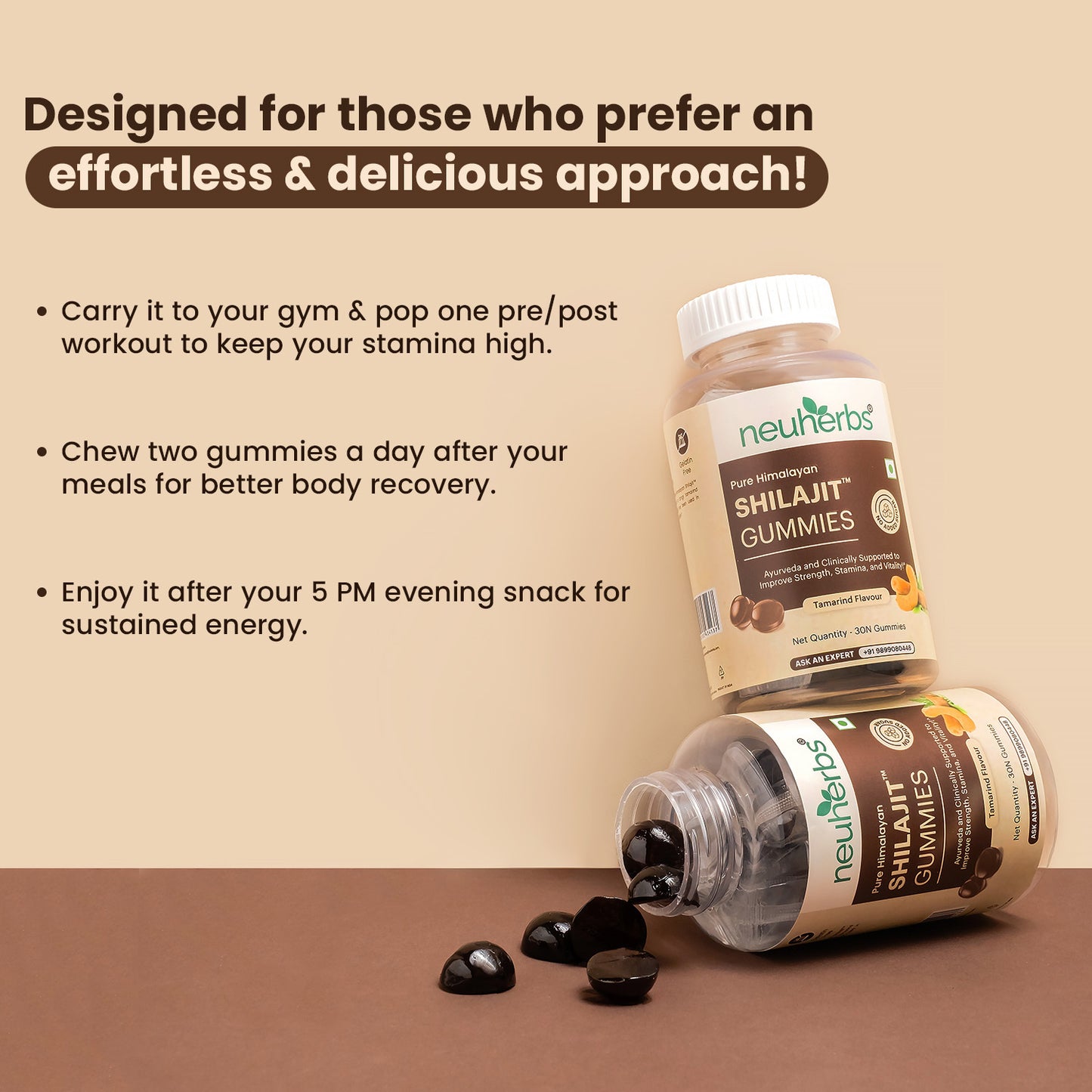 Neuherbs Pure Himalayan Shilajit | Strength & Vitality Boost