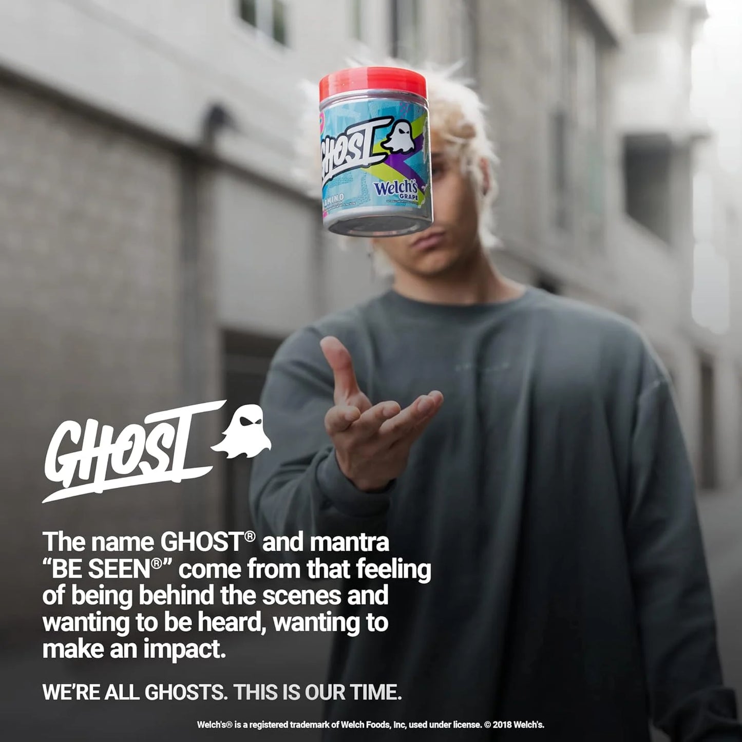 Ghost Amino Blue Raspberry – Essential Amino Acids