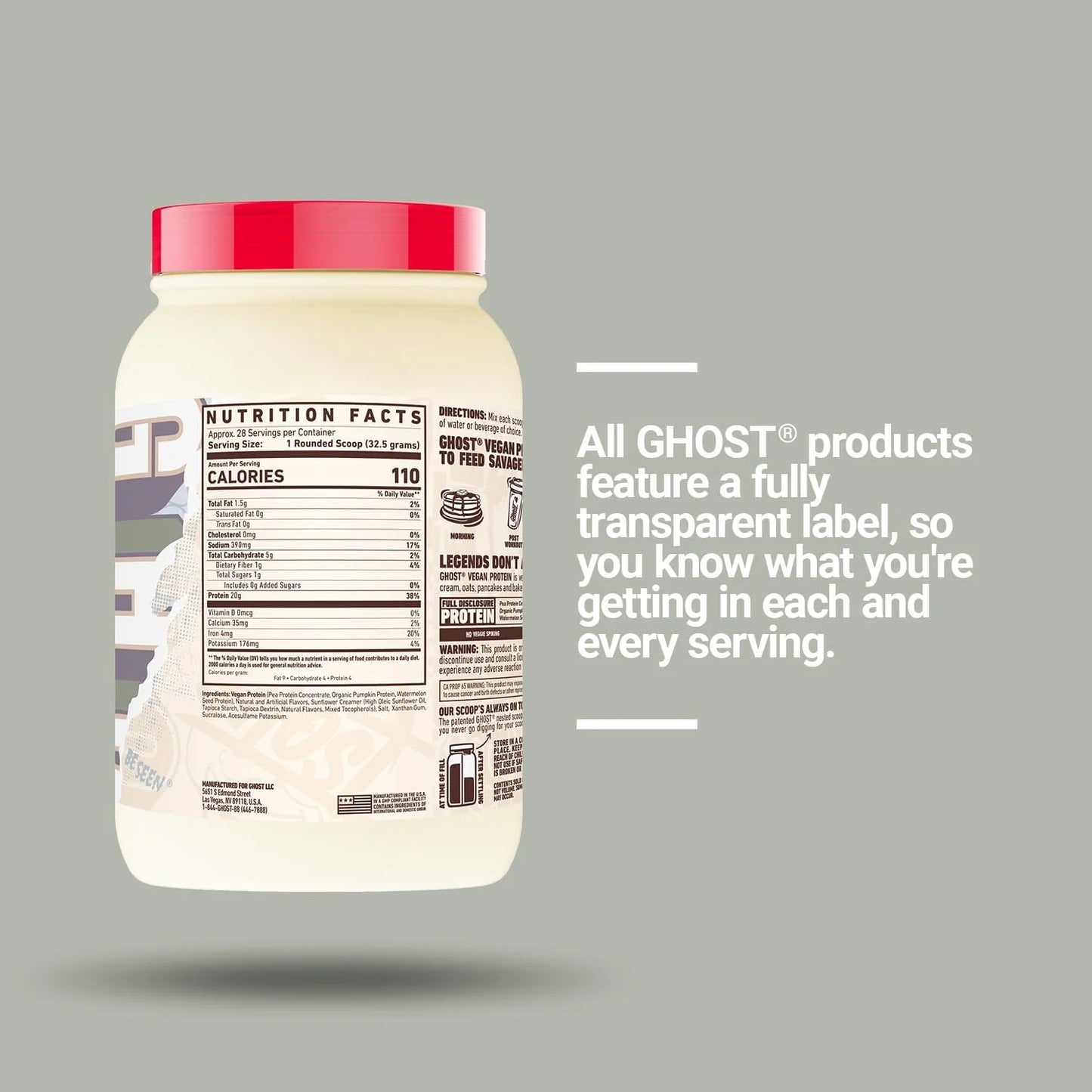 Ghost Vegan Protein - Plant-Based Muscle Fuel