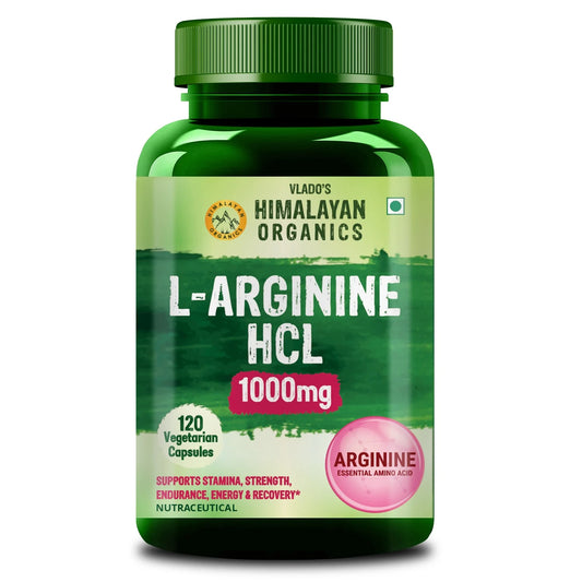 Vlado's Himalayan Organics L-Arginine HCL 1000mg | Pure & Natural