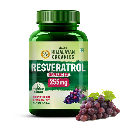 Resveratrol 255mg + Grape Seed | Vlado’s Organics