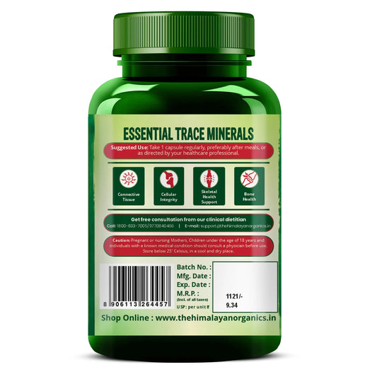 Vlado's Himalayan Organics Plant-Based Manganese 4mg