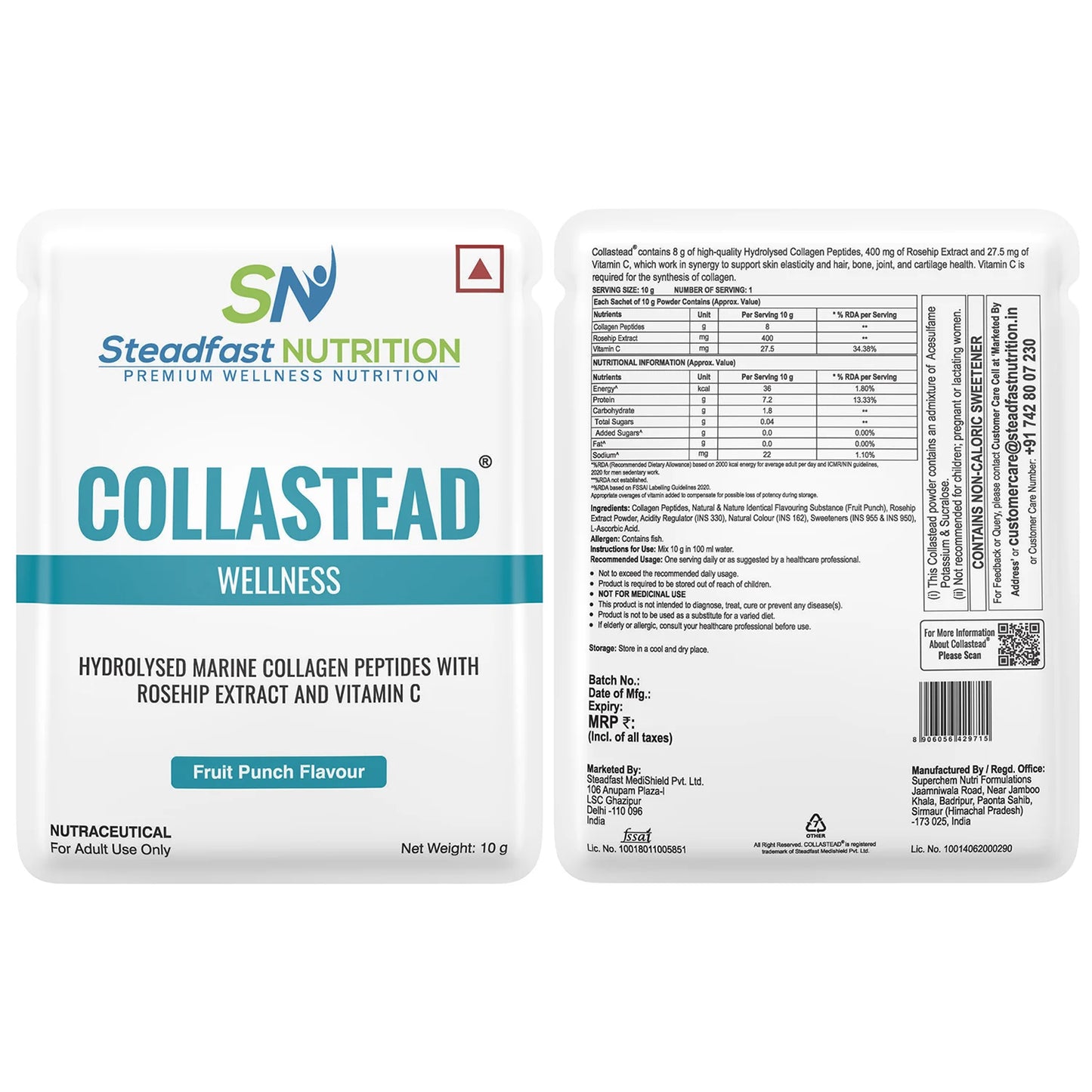 Steadfast Collastead | Marine Collagen for Skin & Joints