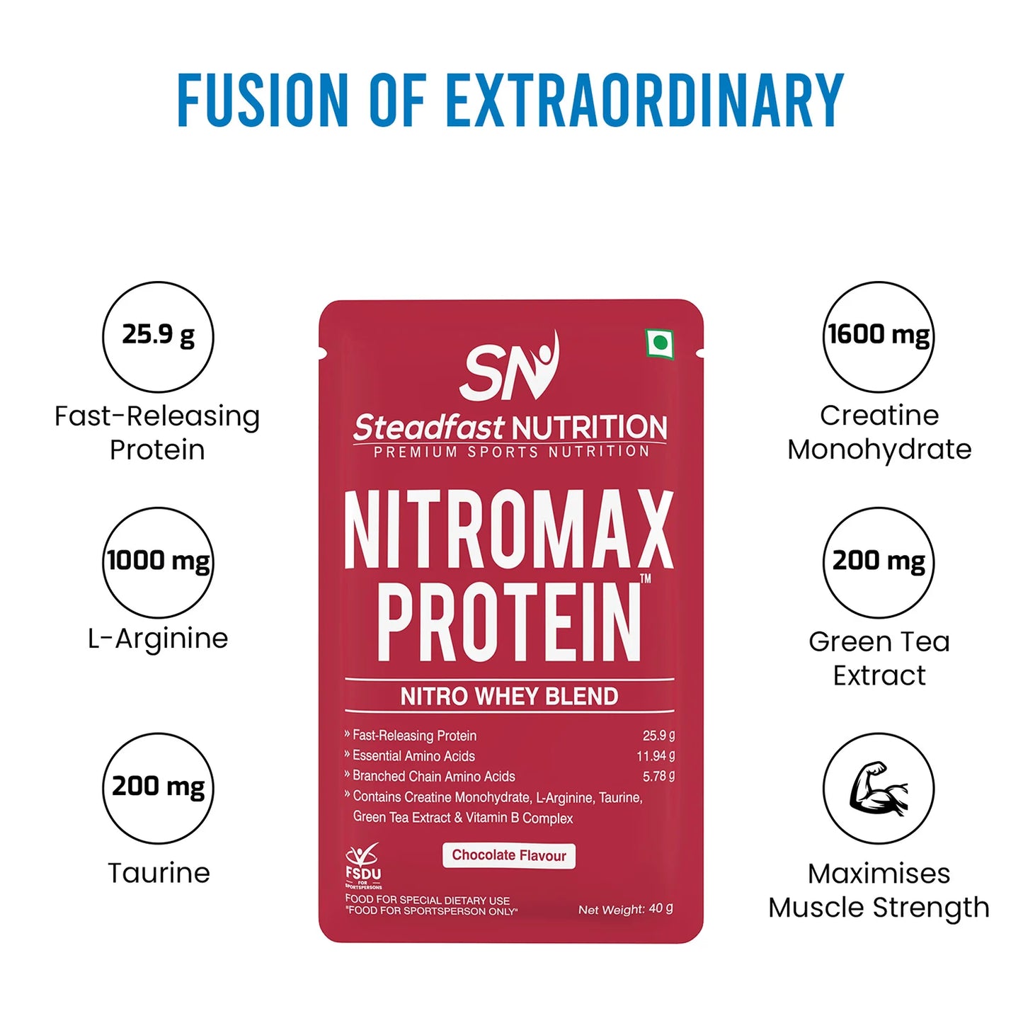 Steadfast Nitromax Protein Nitro Whey Blend - Strength & Recovery