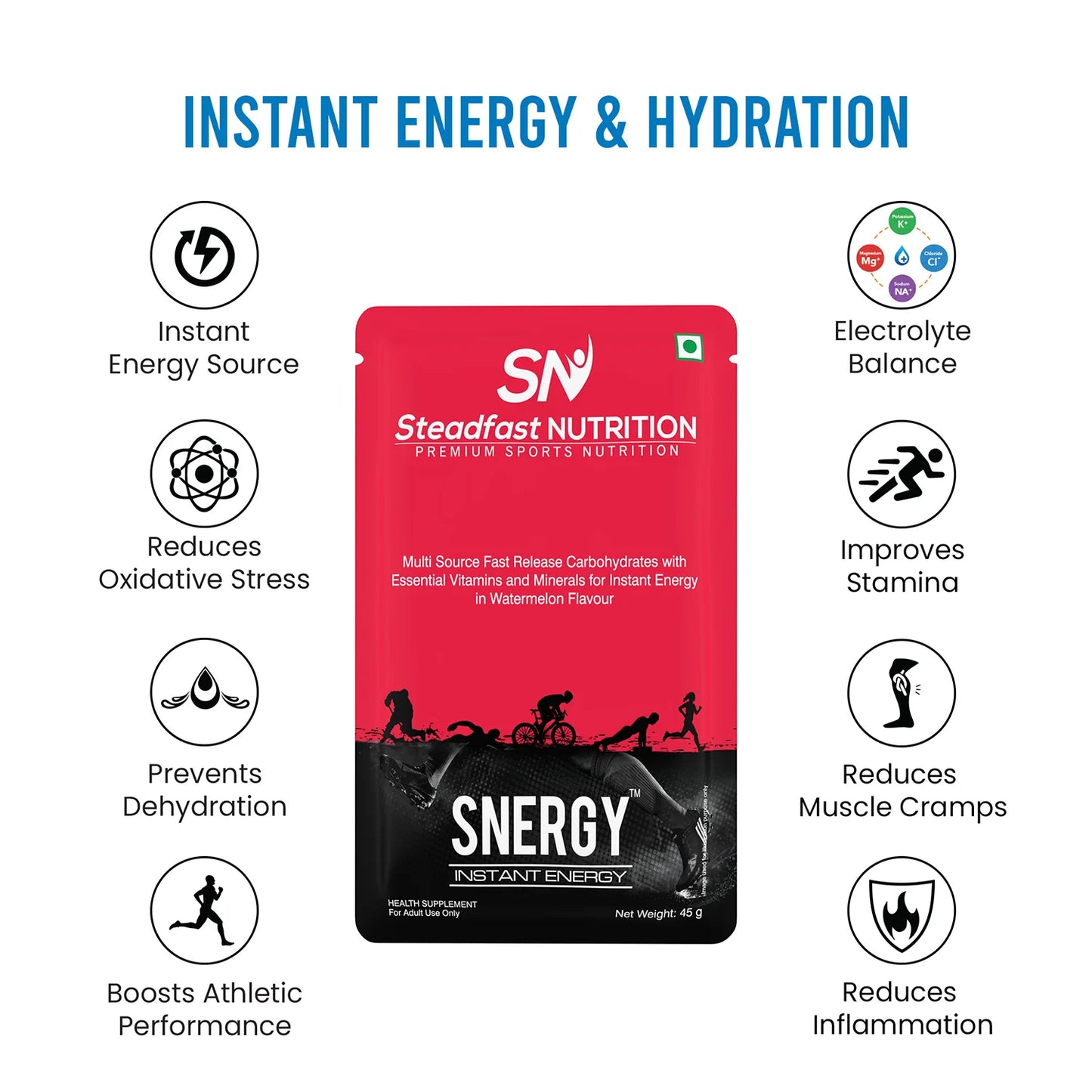 Steadfast Nutrition Snergy – Instant Energy & Hydration Drink