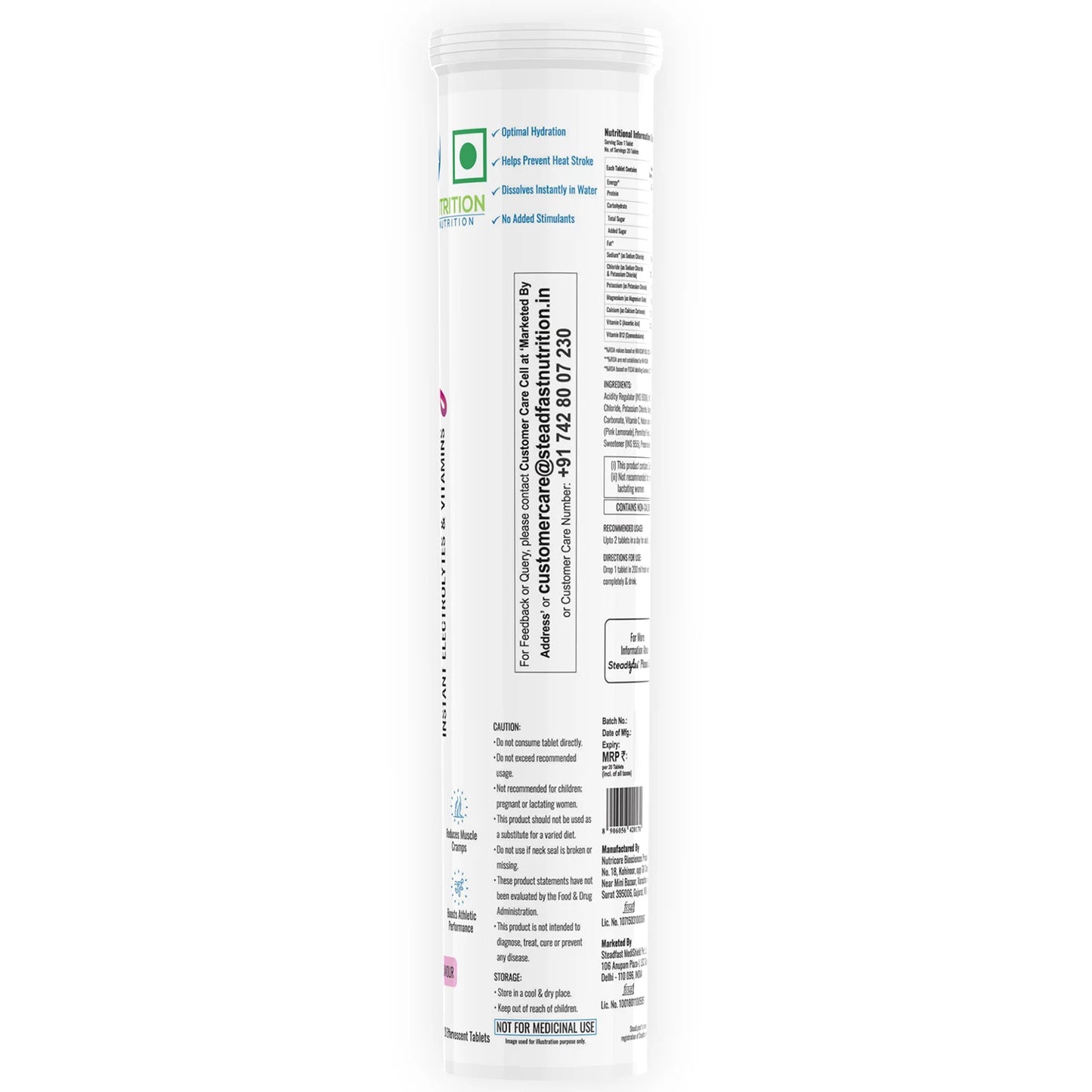 Steadfast Steadlytes – Instant Electrolytes & Vitamins