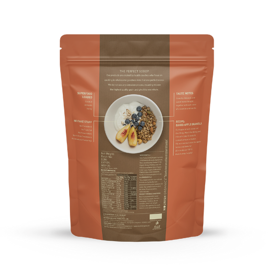 Nourish Organics Cinnamon Oats Granola | Wheat-Free, Organic