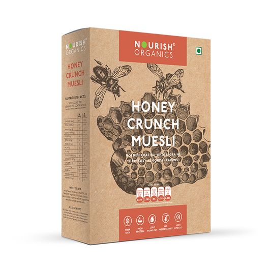 Nourish Organics Honey Crunch Muesli | Healthy Breakfast