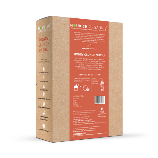 Nourish Organics Honey Crunch Muesli | Healthy Breakfast
