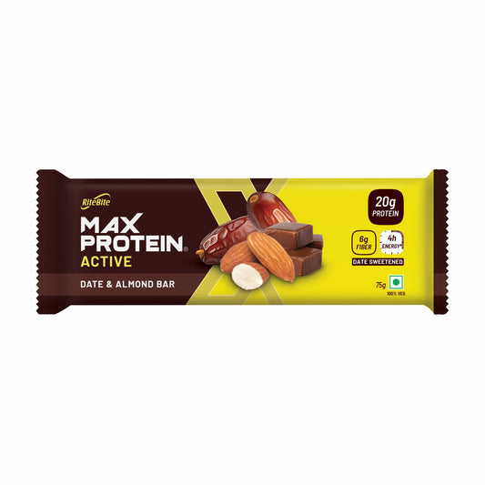 RiteBite Max Protein Active Date & Almond 20g Protein Bar