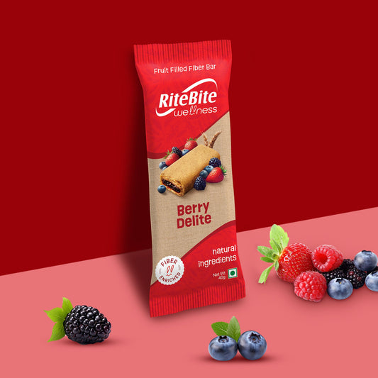 RiteBite Wellness Berry Delite Energy Bar | Nutritious Snack