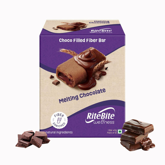 RiteBite Melting Chocolate Energy Bar | High Fiber Snack