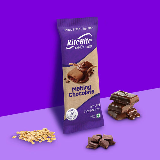 RiteBite Melting Chocolate Energy Bar | High Fiber Snack